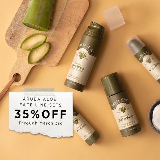 Aruba Aloe Face Line Sets Special