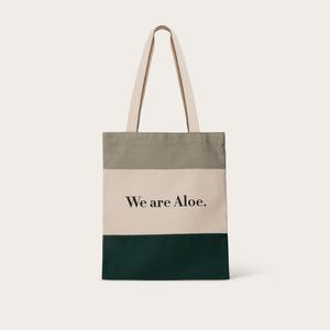 3 Colored Aloe Tote Bag