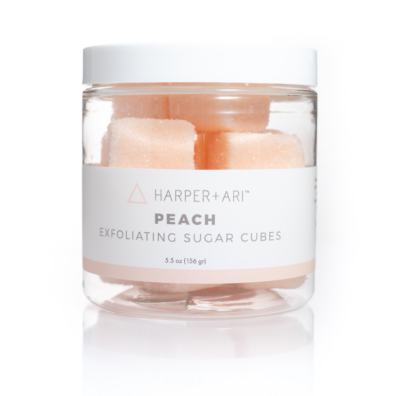 Peach Sugar Cube Jar
